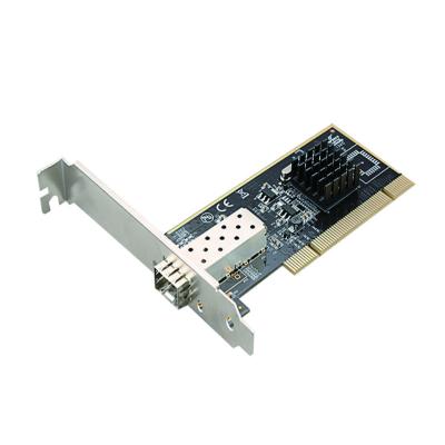 China 1G 1x SFP Desktop PCI Fiber Optic Adapter Desktop NIC for sale