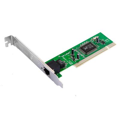 China Desktop 10/100M Ethernet Adapter PCI Network Card RJ45 Network Adapter NIC with RTL8139 for sale