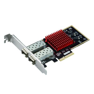 China Server Intel I350 Based 1G 10/100/1000M 2 x SFP Ports Fiber Server Network Card for sale