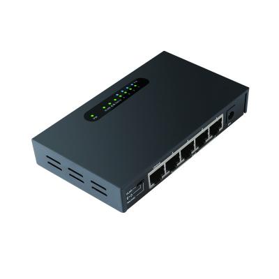 China 65W 4+1 Ethernet 10/100Mbps 250M Port 5 Ports POE Network Switch Plug & Play Fast Distance POE for sale