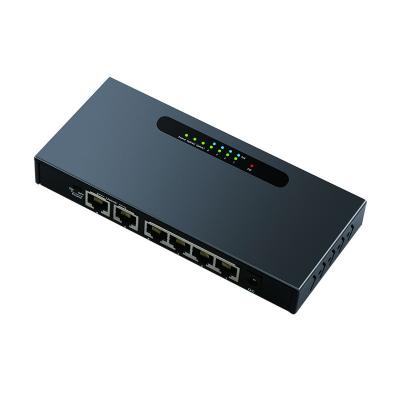 China Standard POE IEEE802.3af IEEE802.3at Left Switch 2 Uplink 10/100M 8 POE Combo Port 120W for sale