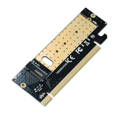 China PCBA + Metal M.2 Key M 22110 2280 2260 2242 2230 to PCIe x16 NVMe SSD Adapter for sale