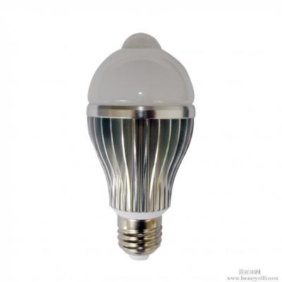 China 7W E27 LED human body induction bulb light for sale