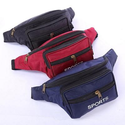 China Outdoor Waterproof Gym Running Belt Bag 600d Oxford Water Proof Custom Fashion Waist Bag Clear Waist Bag for sale