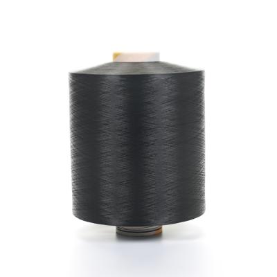 China Anti-bacteria 100 DENIER POLYESTER YARNS 1x100/36 NIM PEDS DTY 1x100 DD BLACK DINNER BLACK for sale