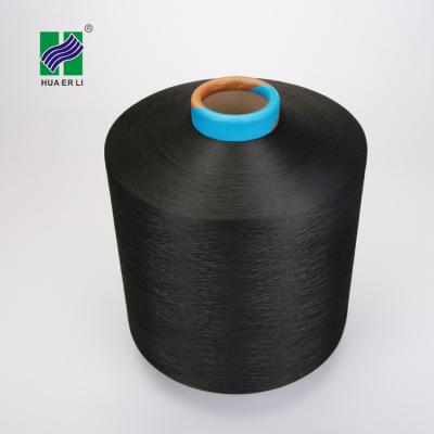 China Anti bacteria 100/48 IL 100% dty black polyester filament yarn from China manufacturer for sale