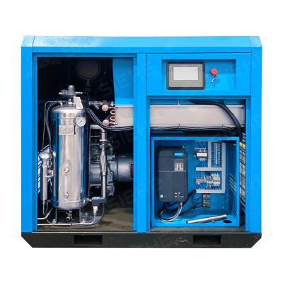 China 11KW Screw Type Oil Free Oil Free Screw Air Compressor For Food Pharmacy Industry for sale