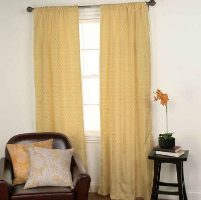 China Blackout Custom Jacquard Color Spot Polyester Chenille Curtain for sale