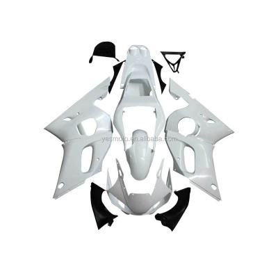 China Unpainted ABS Plastic Motorcycle Fairing Kit For Yamaha YZF R6 YZFR6 1998-2002 2001 2000 YZF-R6 1999 Injection Molds 98-02 Bodywork Fairings for sale