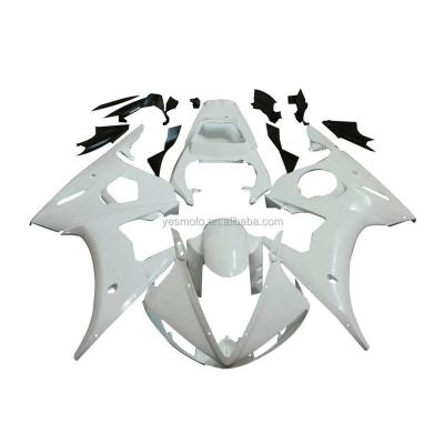 China Unpainted ABS Injection Bodywork Set White Fairings Kit For YAMAHA YZF R6 2005 MC-CKA134 for sale