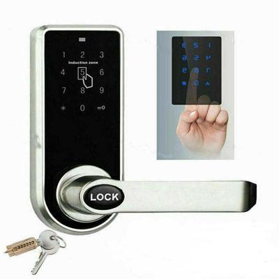 China Fashion High Quality Zinc Alloy Electronic Code Keypad Security Entry Door Lock Keyless Card Tag for sale