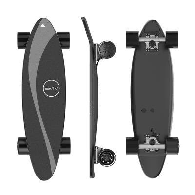 China Kid Mini Short Board With Single Kick Out Tail Kids Single Electric Rocker Skateboard for sale