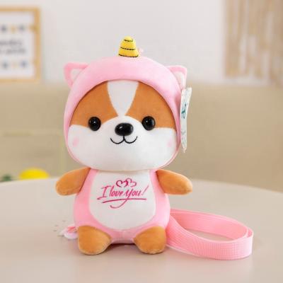 China trend 1-6kids 2020 cute and fashion plush bags cartoon children's plush toy bag for sale