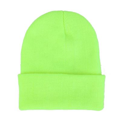 China Low MOQ 2019 Custom Fashionable Unisex Solid Color Warm Shiny Knit Cap Pullovers Warm Winter Woolen Hats Cold Hat Cap for sale