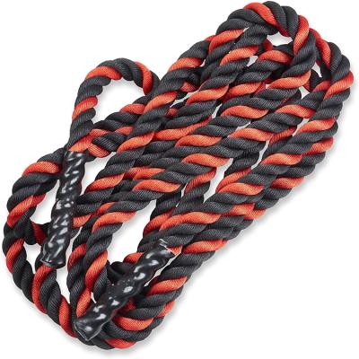 China Universal 2.8 Meter Length Battle Ropes Custom Logo Exercise Heavy Weight Polyester Fitness Wrestling Ropes for sale