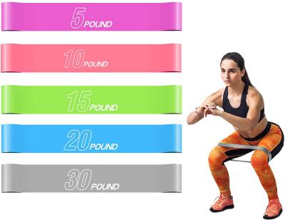 China Durable Good Quality Exercise Band Customzed Logo Mini Loop Resistance Bands For Sale for sale