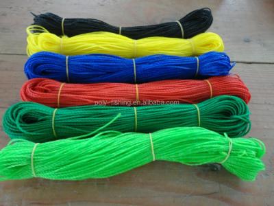 China Fishing fishing nets twist and rope, fishing line and rope, yellow and black rope for sale