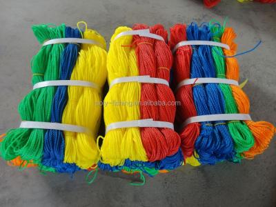 China Widely Used In Laying Assorted PE Plastic Materials Twist Rope For Fishing Rope Twine for sale