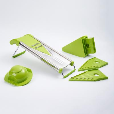 China Viable Kitchen Multifunctional Manual Stainless Steel Slicer Mandoline Slicer Vegetable Cutter for sale