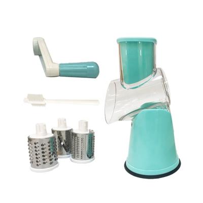 China Viable Round Mandoline Chopper Vegetable Cheese Grater Manual Slicer for sale