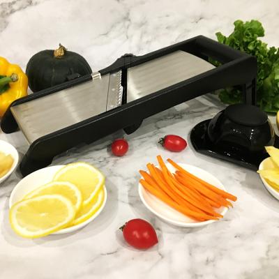 China Viable Mandoline Slicer Slicer Manual Adjustable Vegetable Food Kitchen Slicer With Stainless Steel for sale