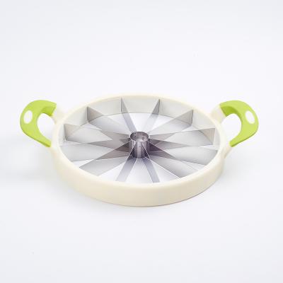 China Viable Manual Kitchen Accessories Watermelon Cutter Stainless Steel Melon Slicer Fruit Vegetable Tool for sale