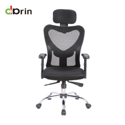 China Executive Chair Folding Back Mesh Office Manager Chair With Headrest for sale