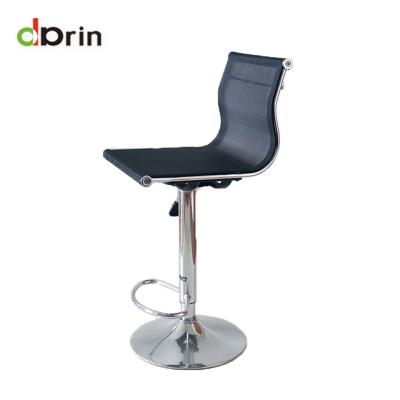 China Modern good quality popular bar stool furniture mesh low back revolving chair for office for sale