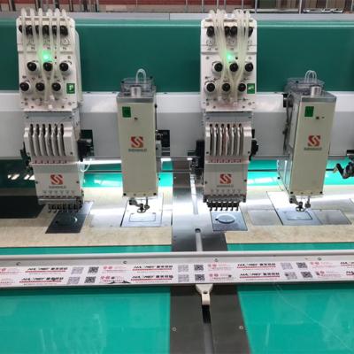 China SSL new Chenille and Flat mix Embroidery Machine High speed Latest Model max 1200 RPM With Glass Table for sale