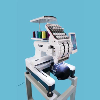 China Single Head Cap Embroidery Machine 12/20 Needles For High Speed Embroidery Machine for sale