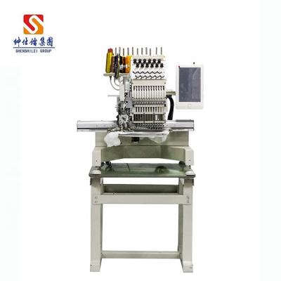 China SHENSHILEI Single Head Multifunctional Sequins Flat Computer Embroidery Machine for sale