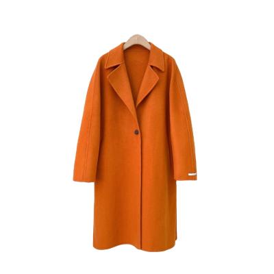 China 2020 Double Side Hand-sewn Factory Breathable 100% Wool Coats Falls Clothing For Women for sale