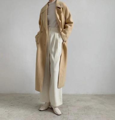 China New Design Woolen Cashmere Suit Cashmere Wool Coat Anti-Shrink Woolen Coats Women for sale