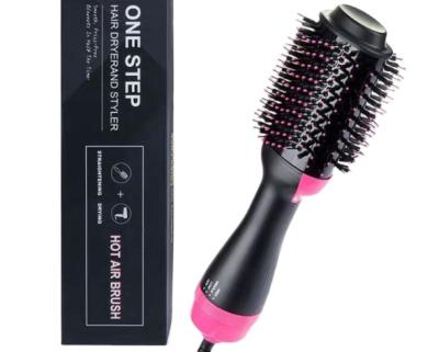 China Popular Multifunctional Negative Ion Comb Hot Air Bar Hair Curling Hair Dryer Straightener Styling Comb for sale