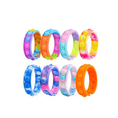 China Original Relaxation Children's Toy Wearable Squeeze Colorful Wristband HY65 for sale