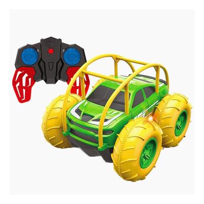 China Amphibious Remote Control Handle Stunt RC Hobby Spot Stunt Dump Off-Road Toy Car for sale