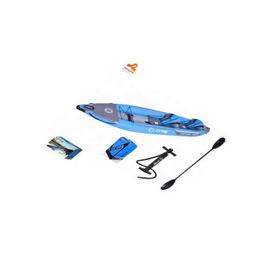 China Double PVC Zray Inflatable Fish Boat Inflatable Canoe PVC Kayak For 2 Person for sale