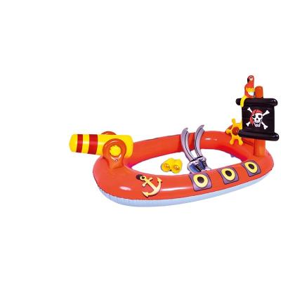 China Outdoor Water Fun Pirate Jet Pool Water Sports Inflatable Swimming Pool Float Swimming Toys For Kids for sale