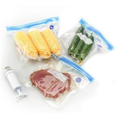 China Amazon Traditional Sous Vide Food Grade Bags Bpa Free Reusable Plastic Food Vacuum Bag Kit for sale