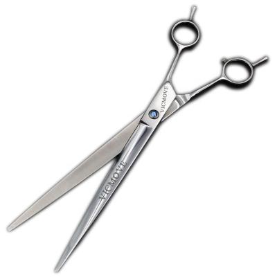 China Stocked 9 Inch Pet Professional Scissors Dogs Cats Pampers Hair Grooming Shears Salon Barber Hairdressing Scissors Straight Cutting Shears for sale