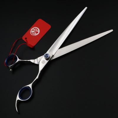 China Cat Cutting Shears Kit Tesoura Para Dog 8 Inch Straight Hair Viable Pet Grooming Scissors Shears High Quality for sale