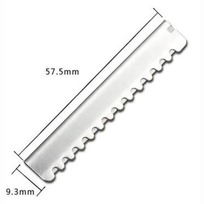 China 10 Pcs/Box Replaceable Barber Razor Blade Hair Cutter For Barber Straight Razor Scissors Thinning Razor Hairdressing Blades 57.5X9.3X1mm for sale