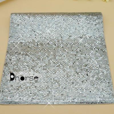 China Eco-friendly 40*24CM /1pc Dhorse DHRM1514 Wholesale Hot Fix Rhinestone Crystal Sheet For Shoes Decoration for sale