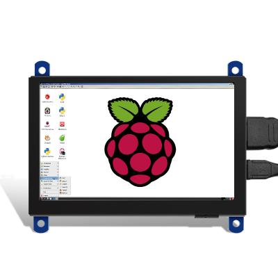 China 5 inch Touch LCD (H) 800x480 Hardware Resolution Capacitive Touch for Raspberry Pi 3B+ /4B for sale