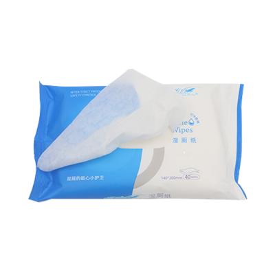 China Adult Travel Toilet Wiper Cleaning Clean Toiletry and Baby Toilet Wiper Cleaning Wet Wipes Flushable Organic Cloths for sale