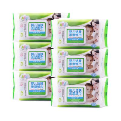 China Viable Factory Price Free Sample OEM Disposable High Quality Dry Nonwoven Baby Wipes No Scent Soft Stimulation for sale