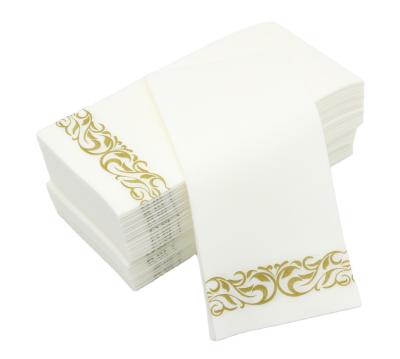 China Airlaid Printed Paper Dinner Napkins 1/6 times 12