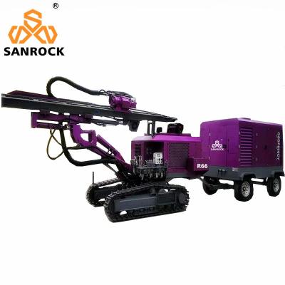 China Mining Blast Hole DTH Drilling Machine 50m Deep Hydraulic Crawler DTH Drilling Rig for sale