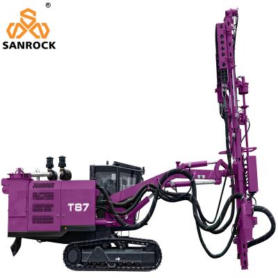 China Crawler Top Hammer Drill Rig Mining Equipment Hydraulic Rotary Blast Hole Drilling Machine à venda