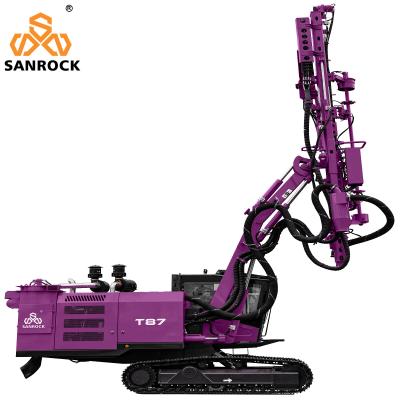 China Top Hammer Hydraulic Drilling Rig Blast Hole 24m Deep Crawler Mining DTH Drilling Rig à venda